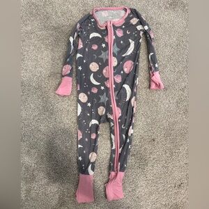 6-12 Little Sleepies To the Moon and Back zippie